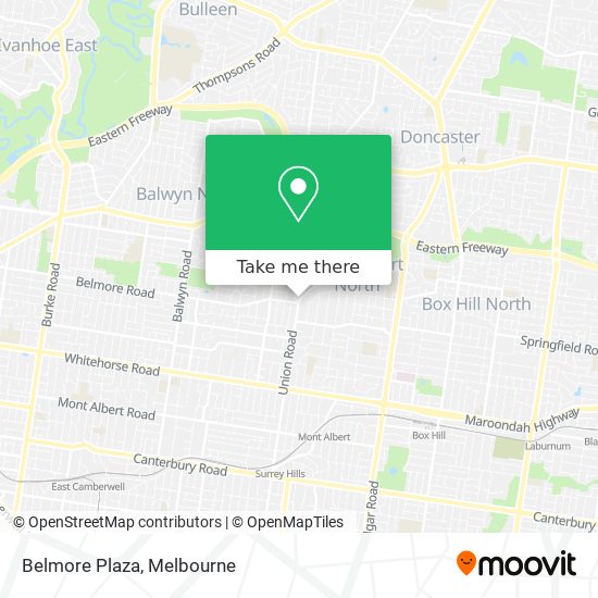 Belmore Plaza map