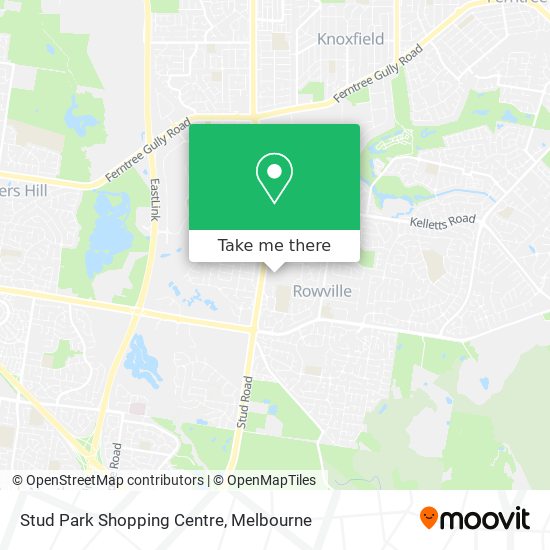 Stud Park Shopping Centre map