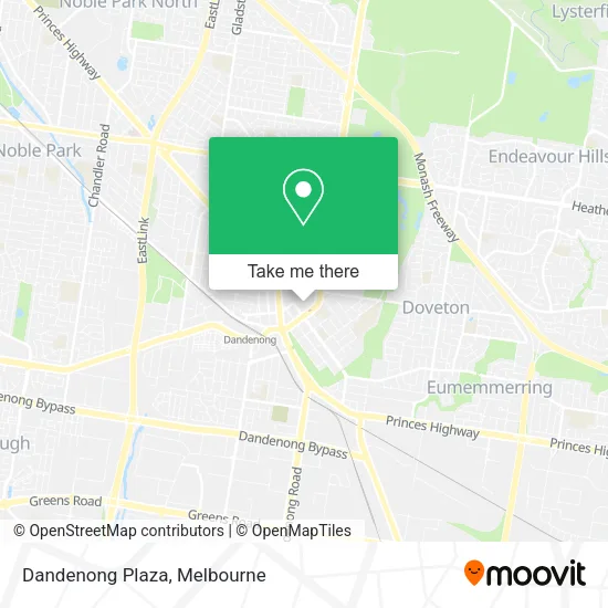Dandenong Plaza map
