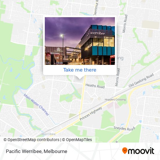 Mapa Pacific Werribee