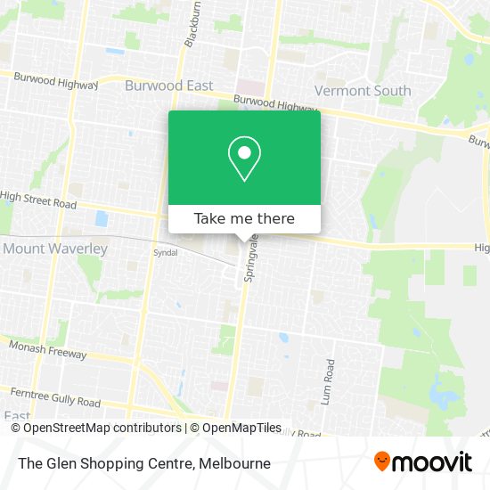 Mapa The Glen Shopping Centre