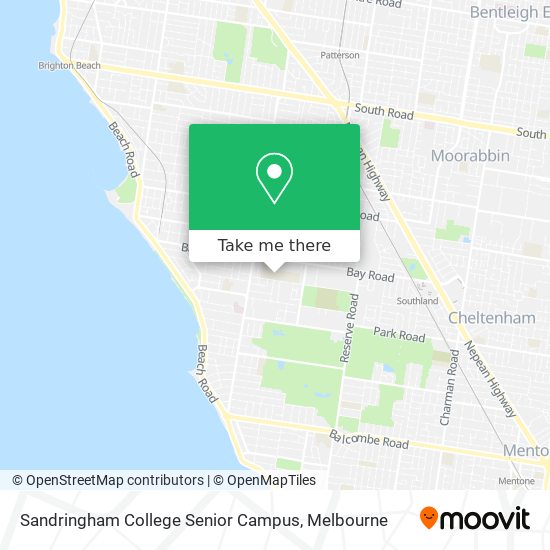 Sandringham College Senior Campus map