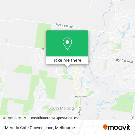 Mernda Cafe Convenience map