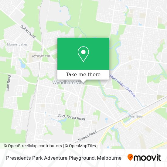 Presidents Park Adventure Playground map
