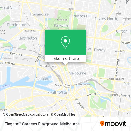 Flagstaff Gardens Playground map