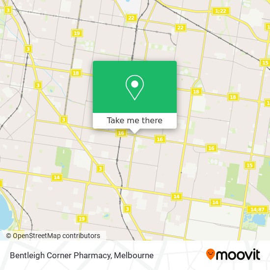 Bentleigh Corner Pharmacy map