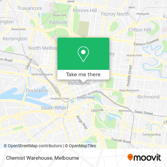 Chemist Warehouse map