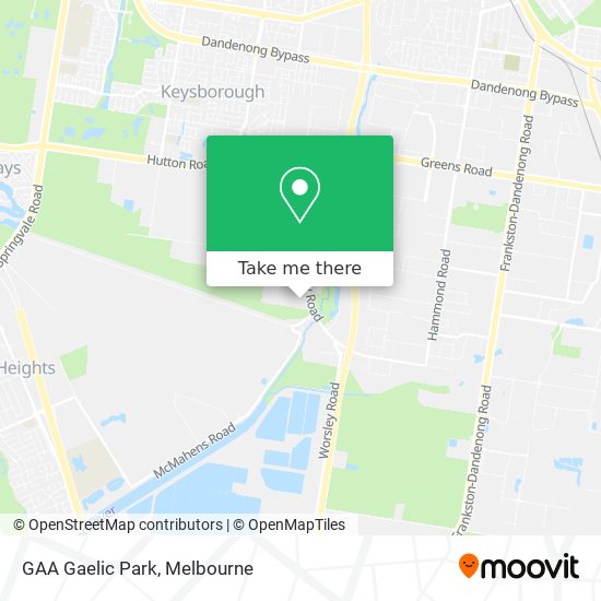 GAA Gaelic Park map