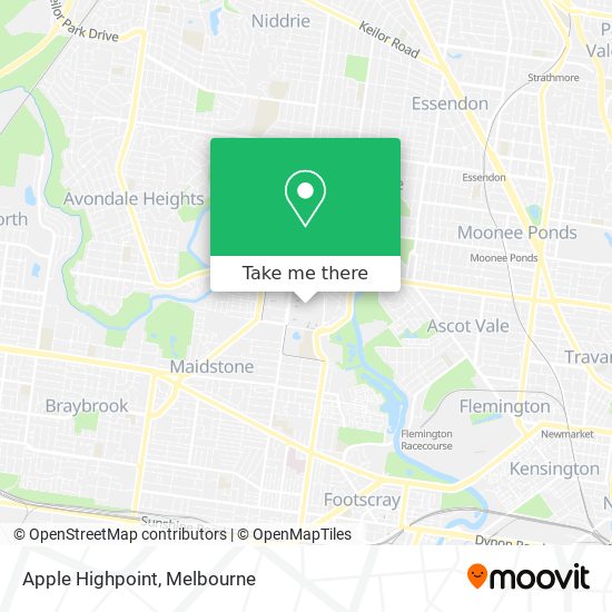 Apple Highpoint map