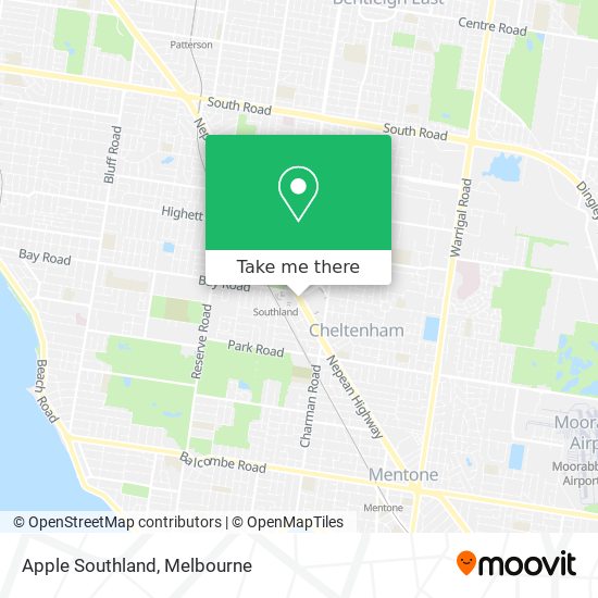 Apple Southland map