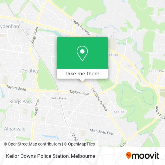 Keilor Downs Police Station map
