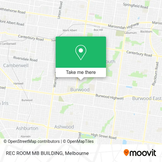 REC ROOM MB BUILDING map