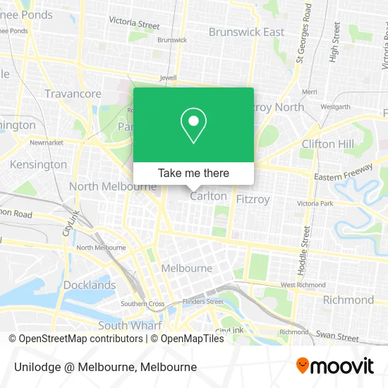 Unilodge @ Melbourne map