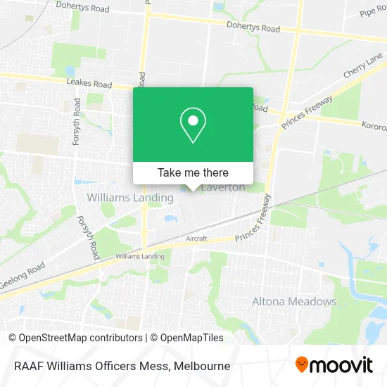 Mapa RAAF Williams Officers Mess