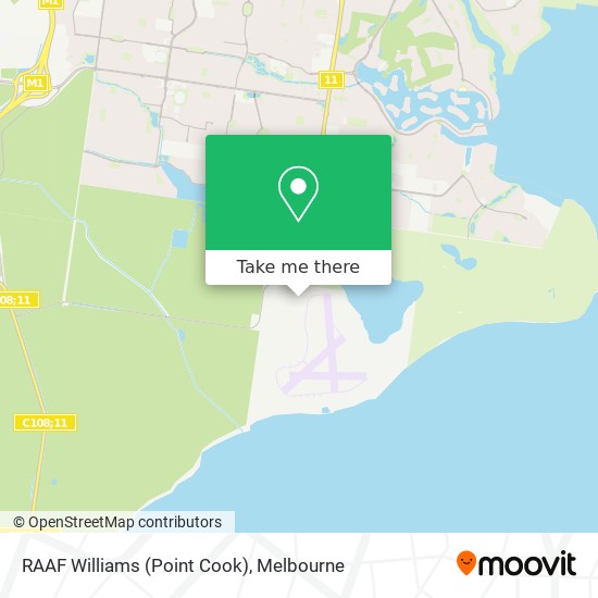 RAAF Williams (Point Cook) map