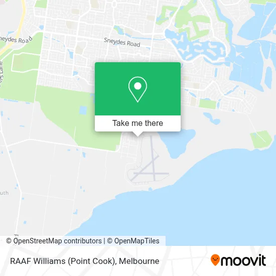 Mapa RAAF Williams (Point Cook)