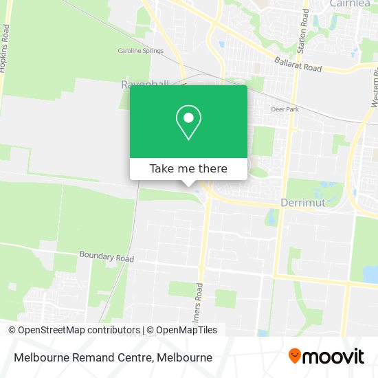 Mapa Melbourne Remand Centre