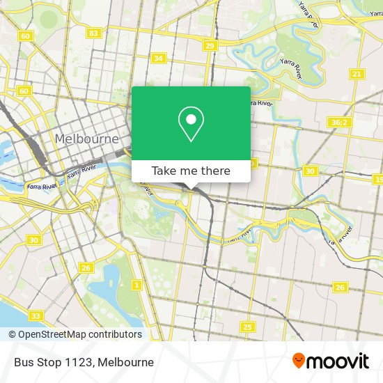 Bus Stop 1123 map