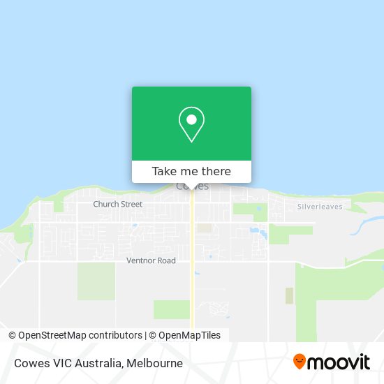 Cowes VIC Australia map