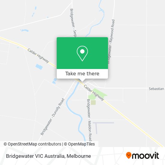 Bridgewater VIC Australia map