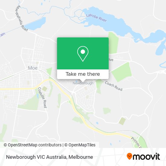 Newborough VIC Australia map