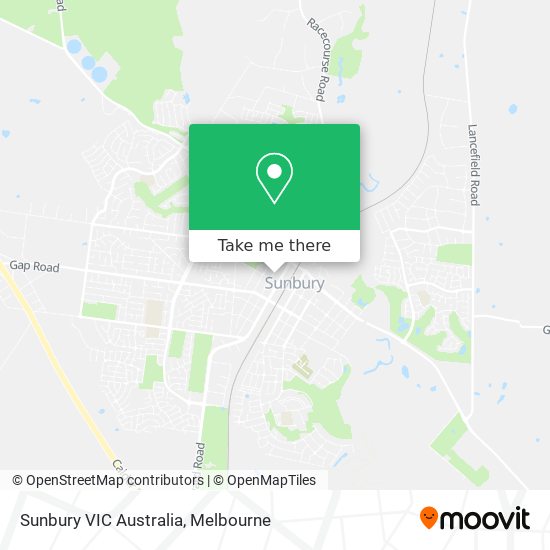 Sunbury VIC Australia map