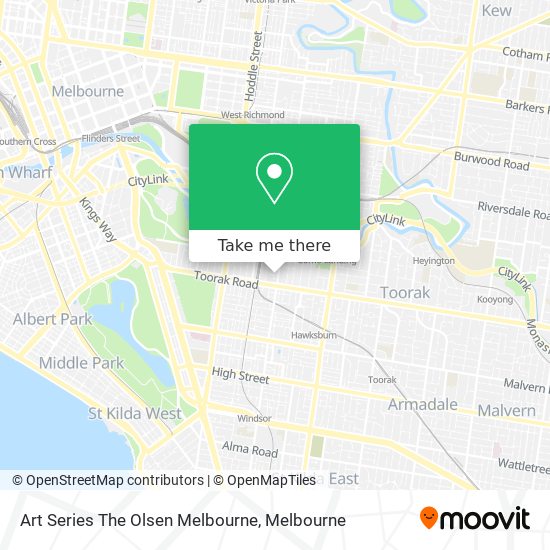 Art Series The Olsen Melbourne map