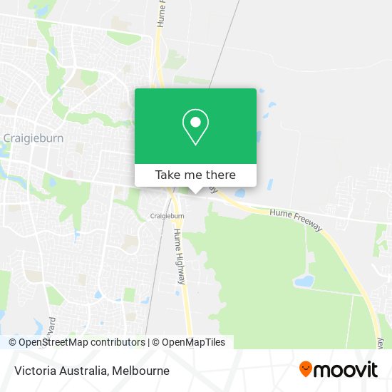 Victoria Australia map