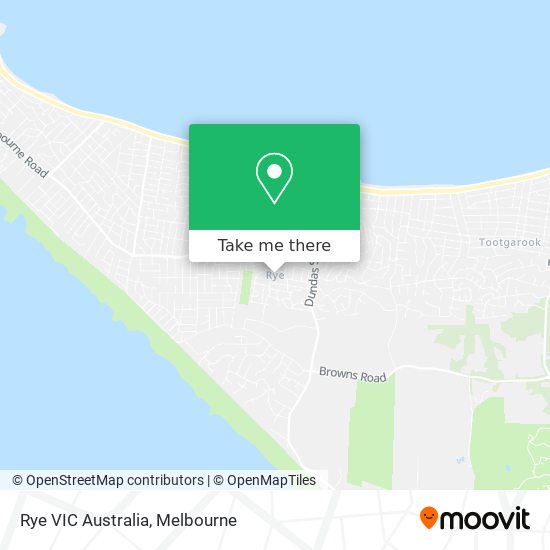 Rye VIC Australia map