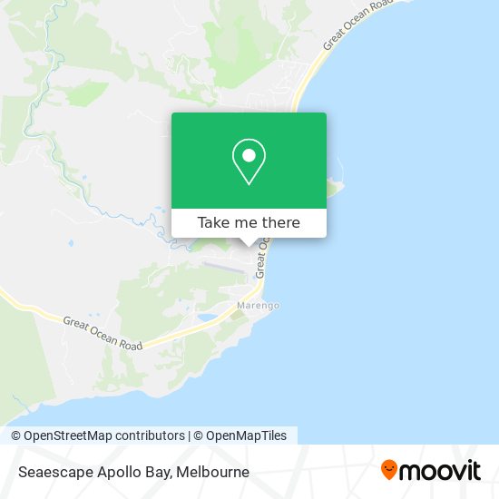 Seaescape Apollo Bay map