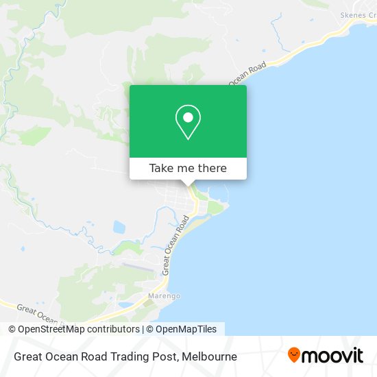 Great Ocean Road Trading Post map