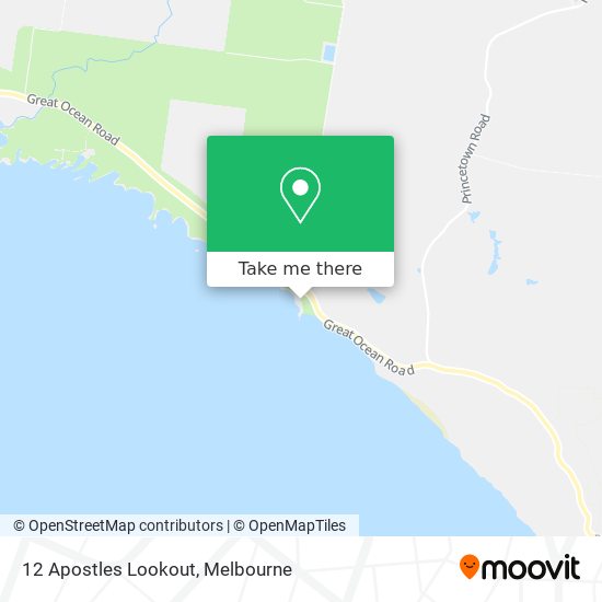 12 Apostles Lookout map