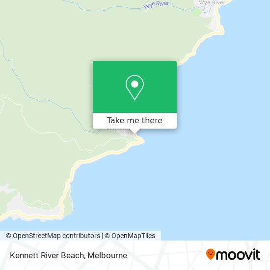 Kennett River Beach map