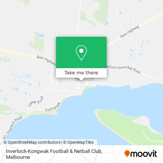 Inverloch-Kongwak Football & Netball Club map