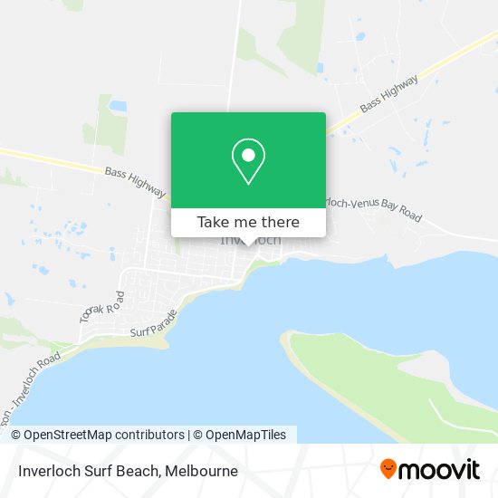 Inverloch Surf Beach map