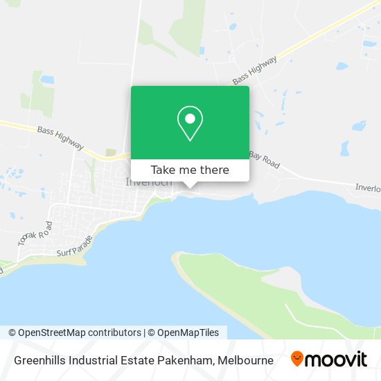 Greenhills Industrial Estate Pakenham map