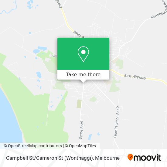 Campbell St / Cameron St (Wonthaggi) map