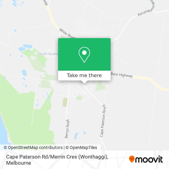 Cape Paterson Rd / Merrin Cres (Wonthaggi) map