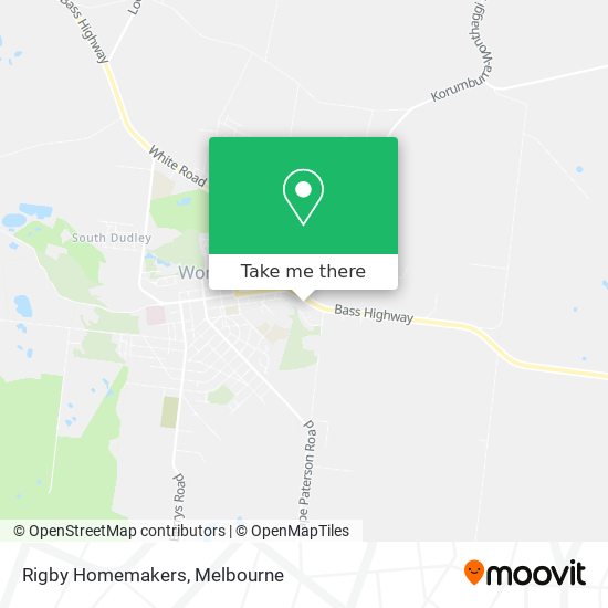 Rigby Homemakers map
