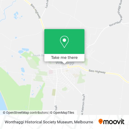 Wonthaggi Historical Society Museum map