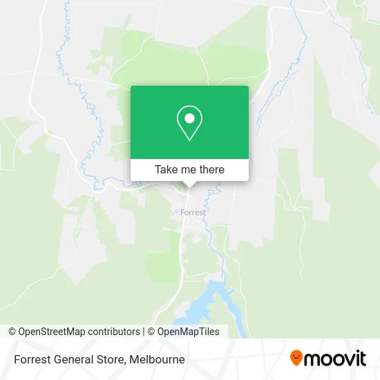 Forrest General Store map