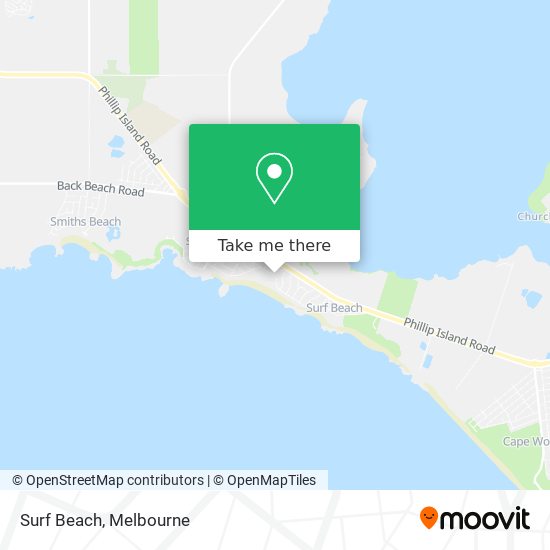 Surf Beach map