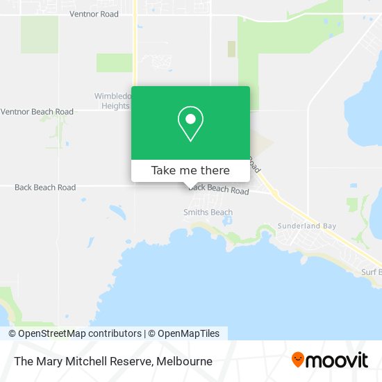 The Mary Mitchell Reserve map