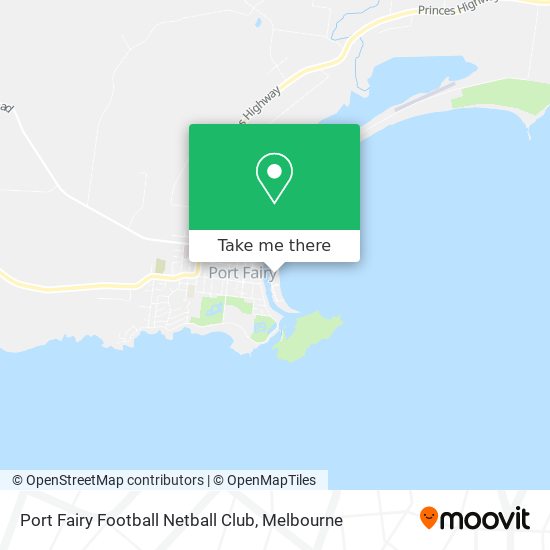 Port Fairy Football Netball Club map