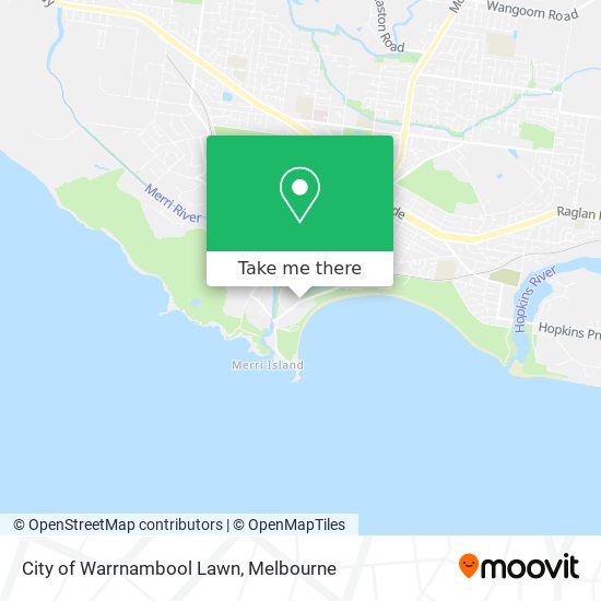 City of Warrnambool Lawn map