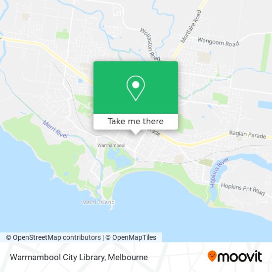 Warrnambool City Library map