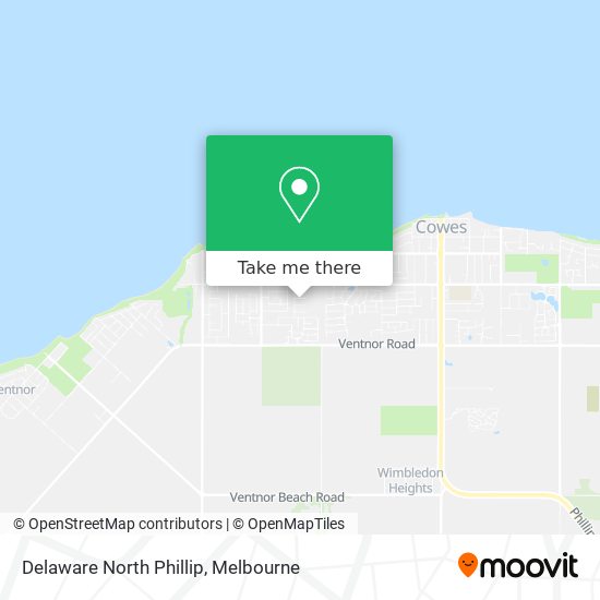 Delaware North Phillip map