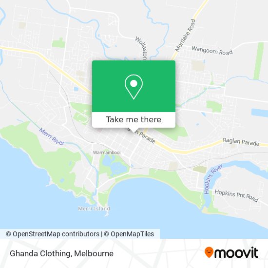 Ghanda Clothing map