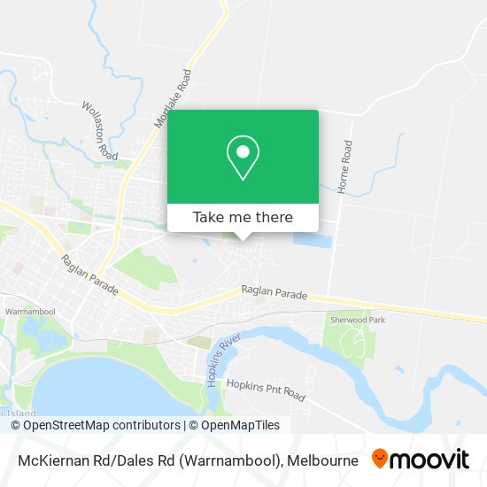 McKiernan Rd / Dales Rd (Warrnambool) map