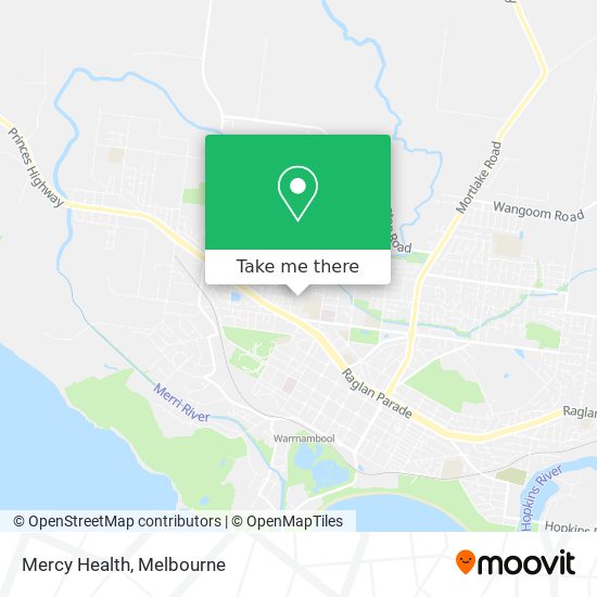 Mercy Health map